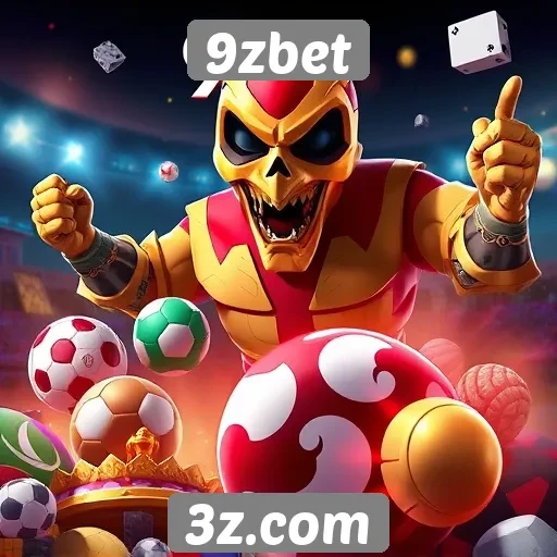 Variedade de jogos disponíveis no 9zbet